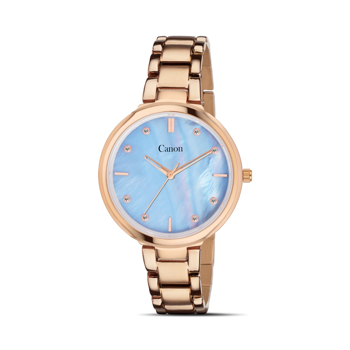 Canon Quartz Mother of Pearl Watch For Her - Baby Blue