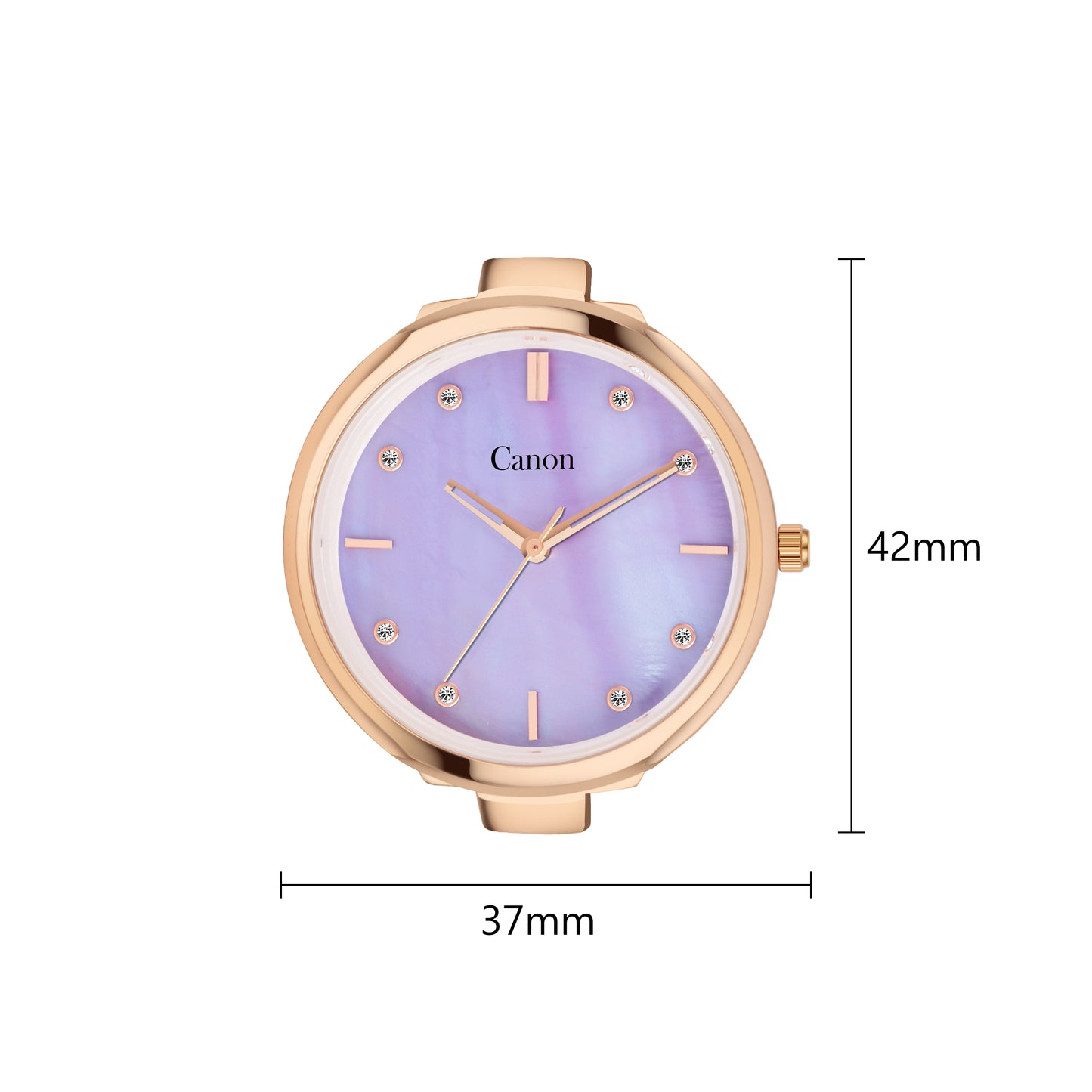 Canon Quartz Mother of Pearl Watch For Her - Lavender