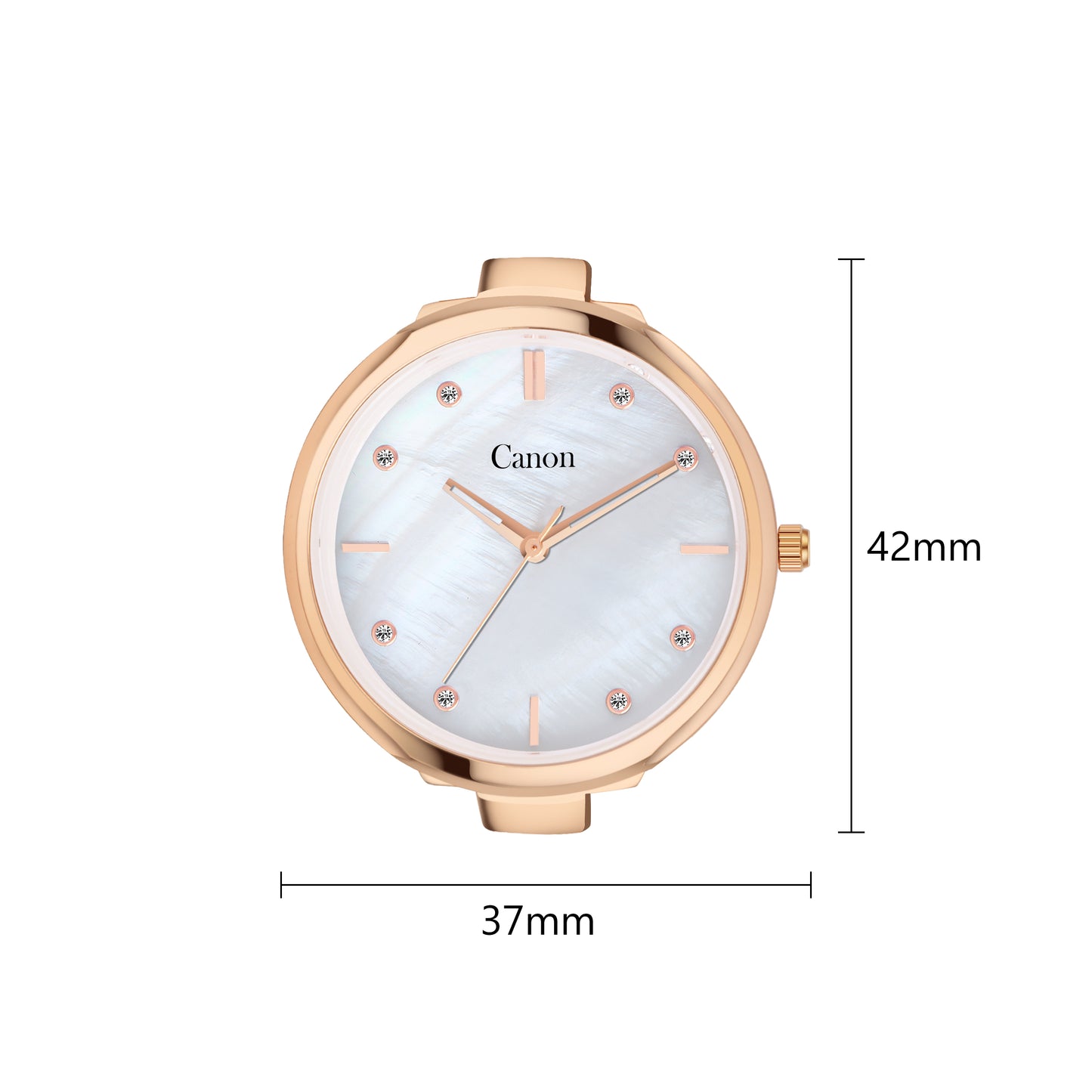 Canon Quartz Mother of Pearl Watch For Her - Pearl White