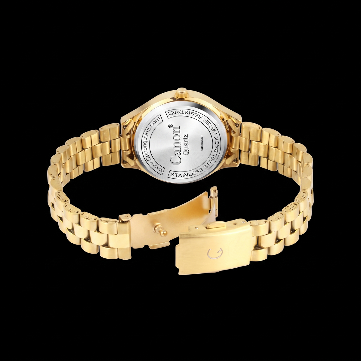 Golden Green Dial with Roman Numerals Watch for Women | Canon Quartz CN-521