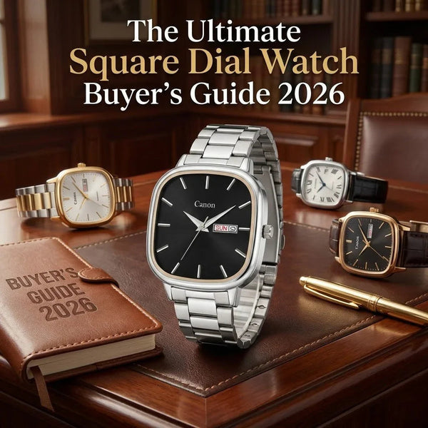 Minimalist Square Dial Watches for Men - Ultimate Guide 2026 | Canon ...
