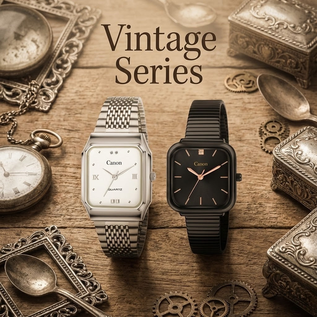 Vintage Watches India | Retro & classic Style Watches - Canon Quartz ...