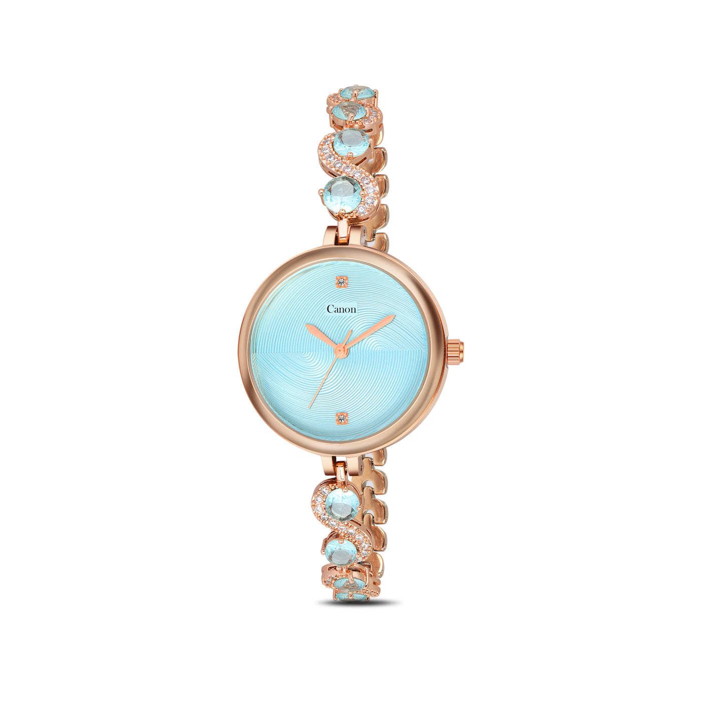 Serenite Rose Gold Blue Women's Watch 449