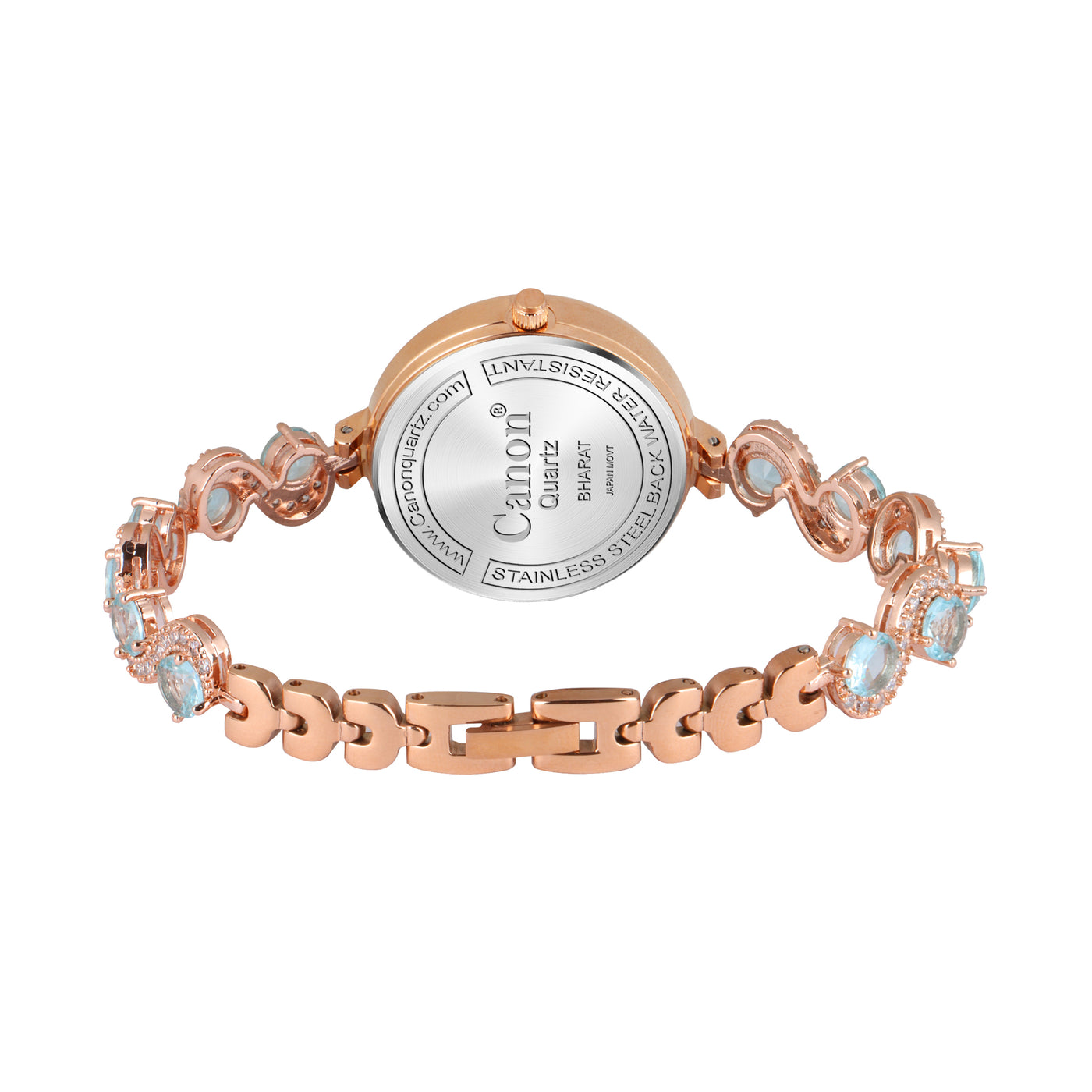 Serenite Rose Gold Blue Women's Watch 449