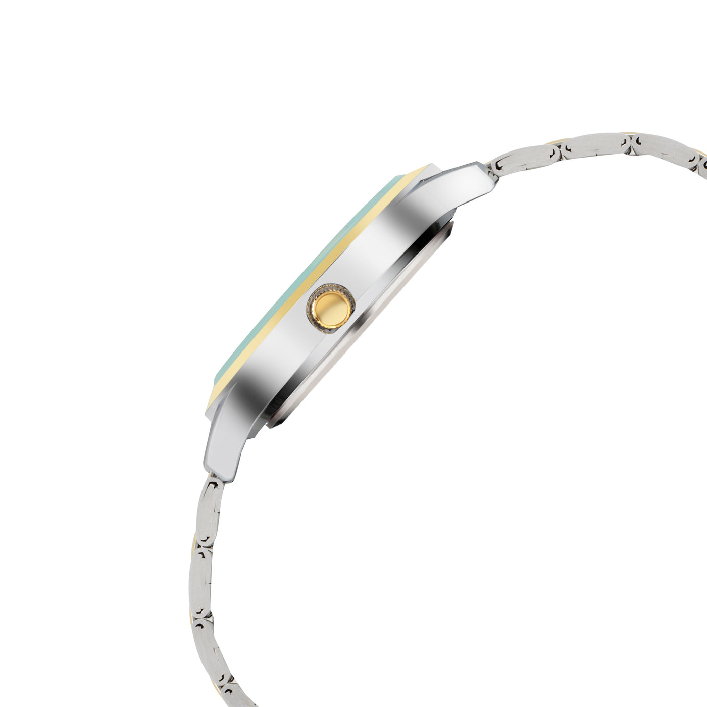 Luxury Vastu Watch - Dual Tone Green Dial CN-455