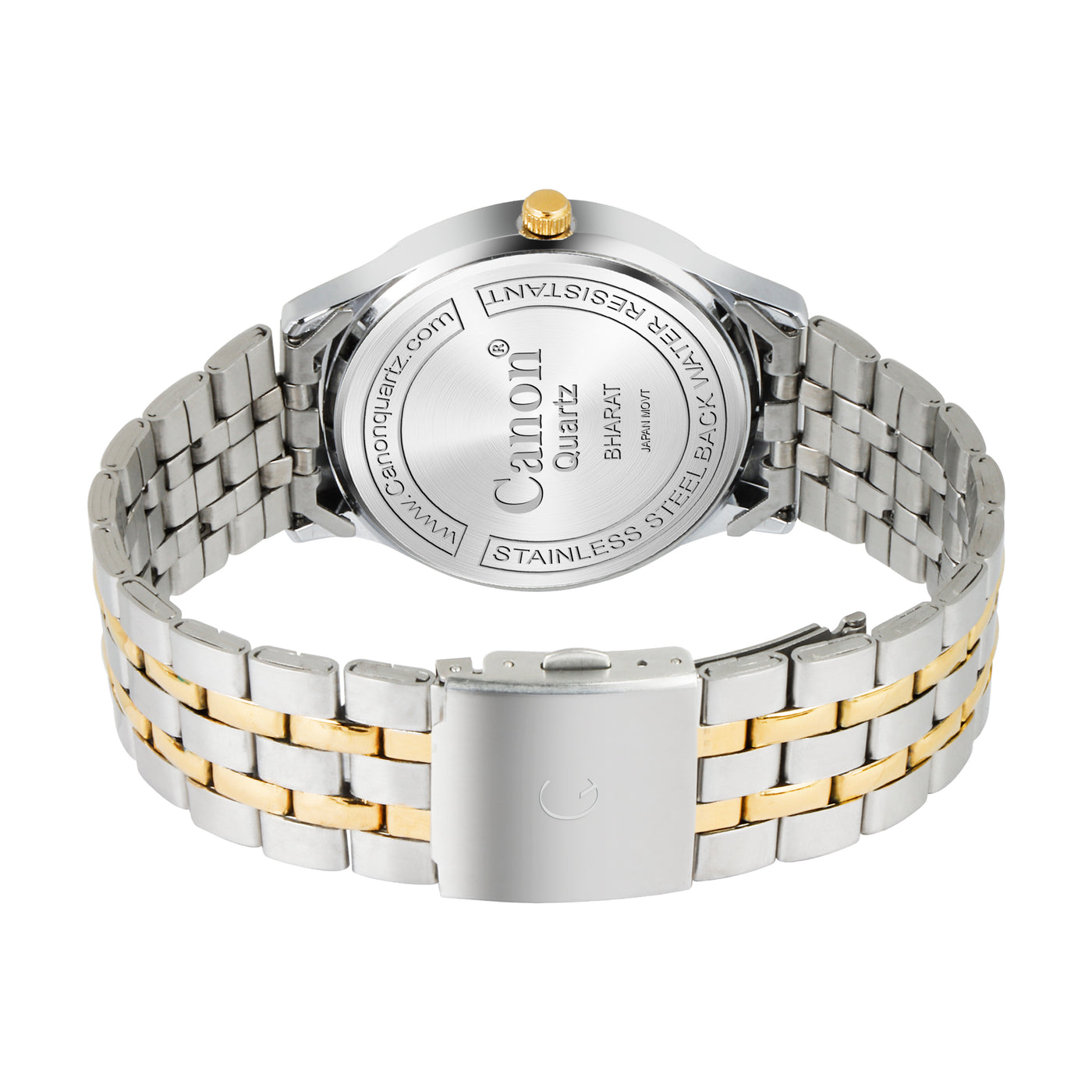 Luxury Vastu Watch - Dual Tone Green Dial CN-455