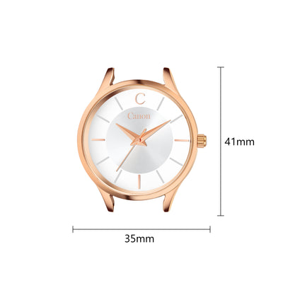 Canon Quartz Analog Watch for Women - Rose Gold CN-421