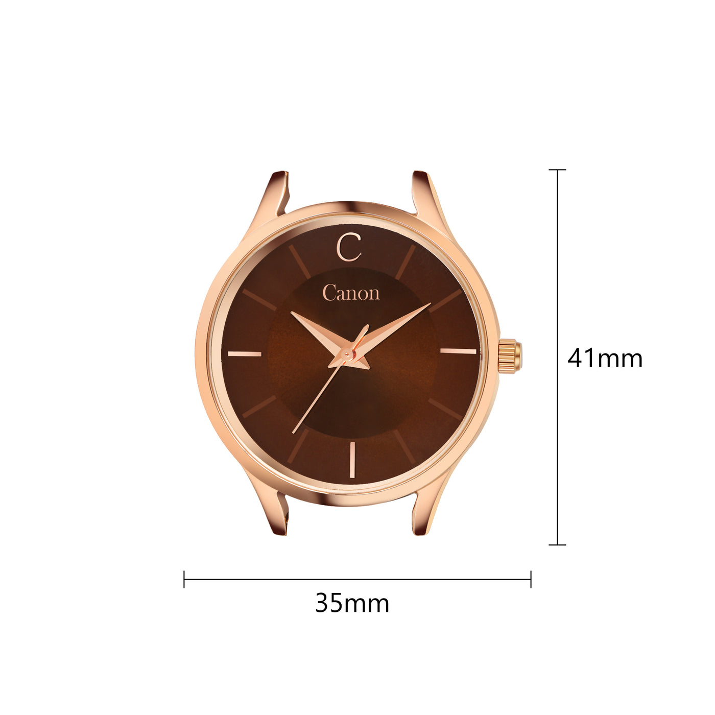 Canon Quartz Rose Gold Watch for Women CN-422