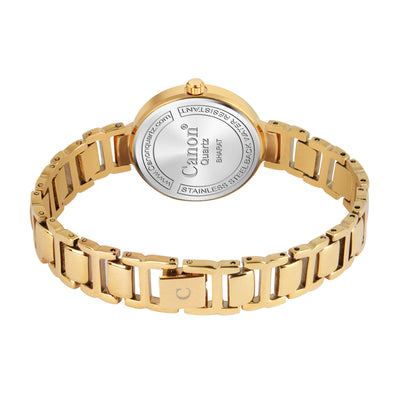 Canon Quartz Golden & Green Watch for Women CN-423