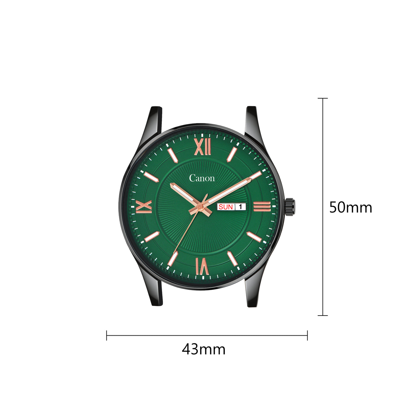Canon Quartz Classic Watch for Men - Green