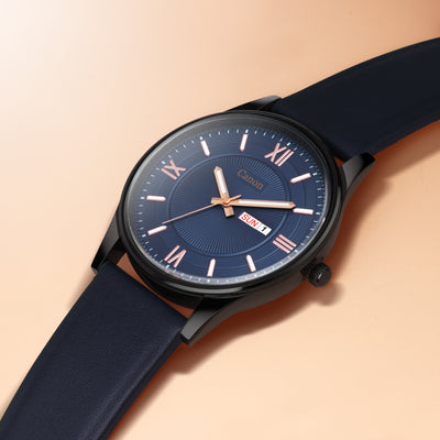 Canon Quartz Classic Watch for Men - Blue CN-419