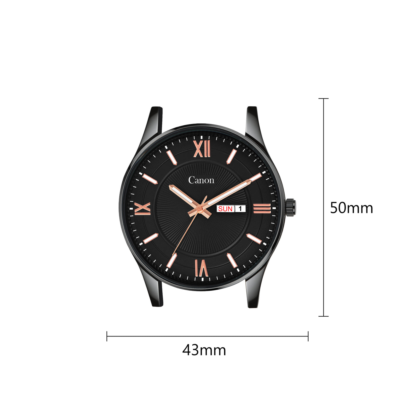 Canon Quartz All Black Watch for Men CN-420