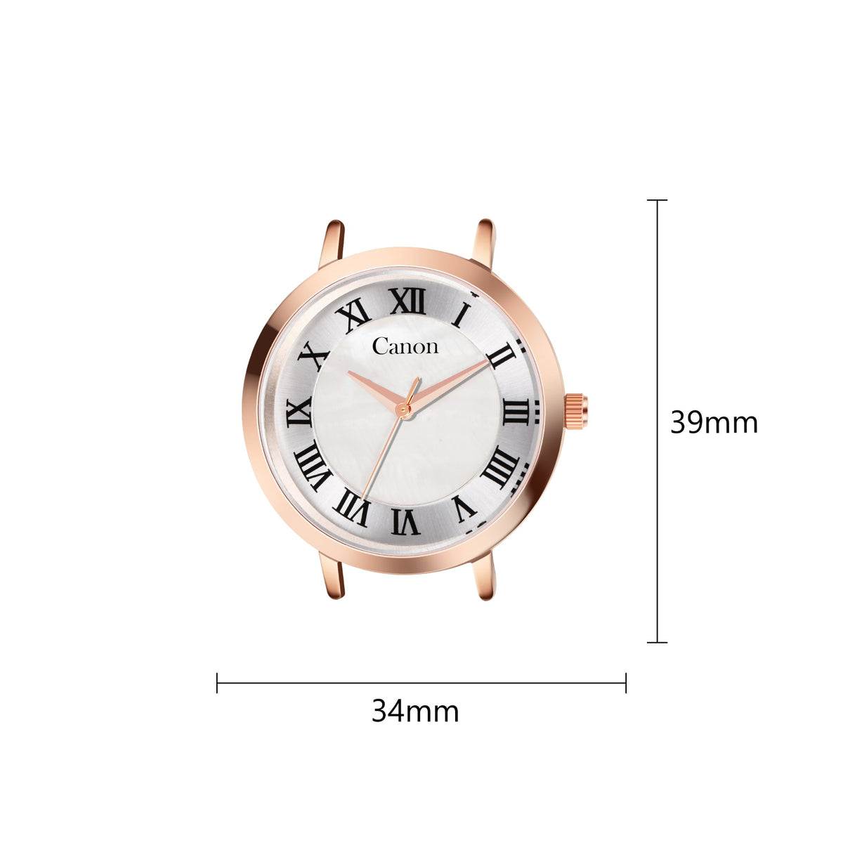 CN-541 watch dimensions 34 mm by 39 mm