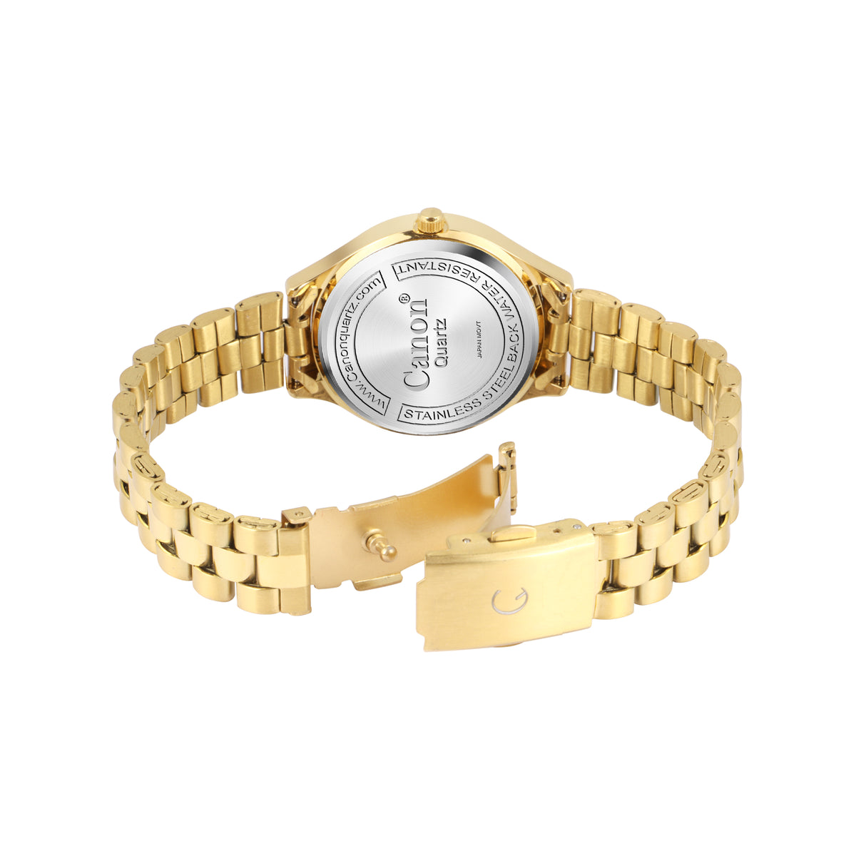 Golden Green Dial with Roman Numerals Watch for Women | Canon Quartz CN-521