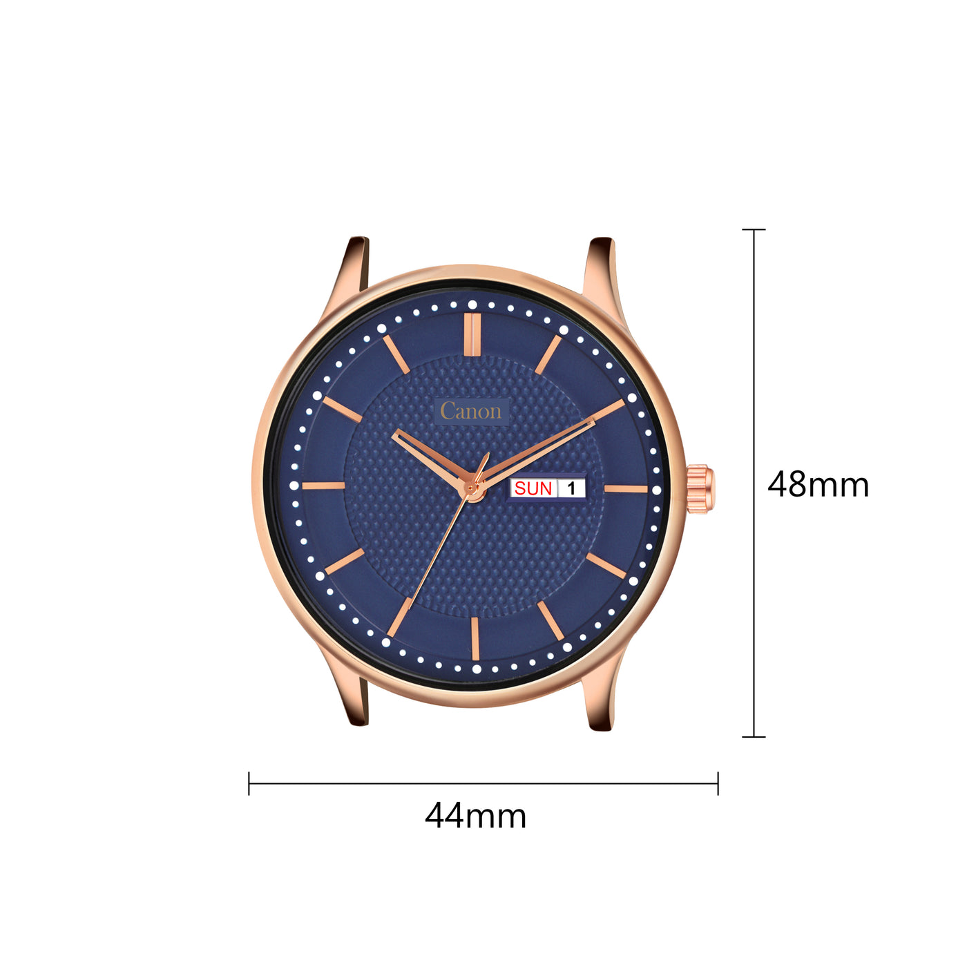 Canon Quartz Blue & Rose Gold Watch for Men CN-425