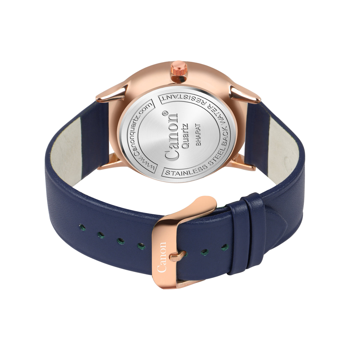 Canon Quartz Blue & Rose Gold Watch for Men CN-425
