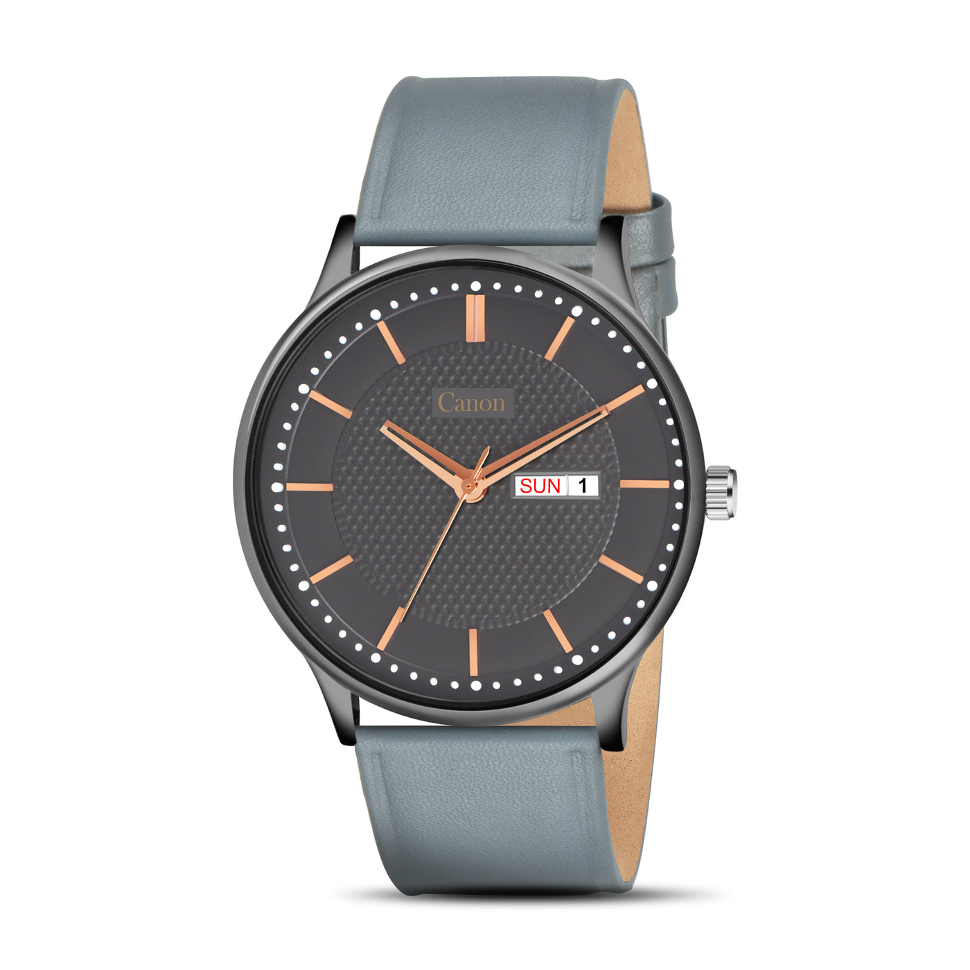 Canon Quartz Grey & Rose Gold Watch for Men CN-426