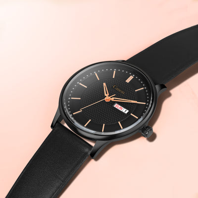 Canon Quartz All Black Watch for Men CN-428