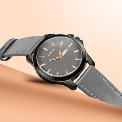Canon Quartz Black & Grey Watch For Men CN-437