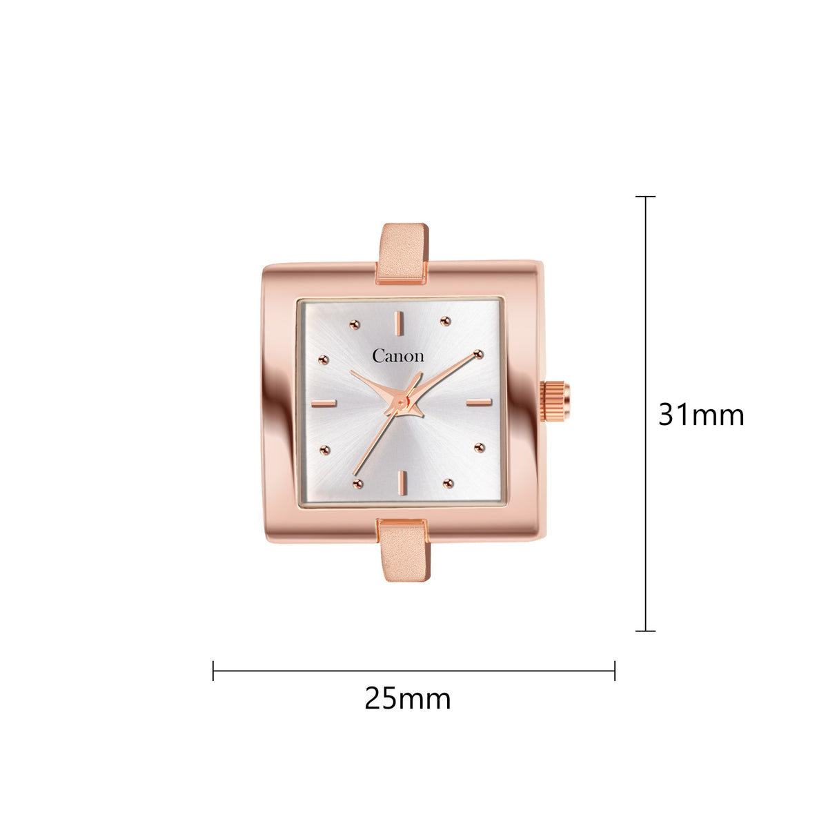 CN-539 watch dimensions 25 mm by 31 mm