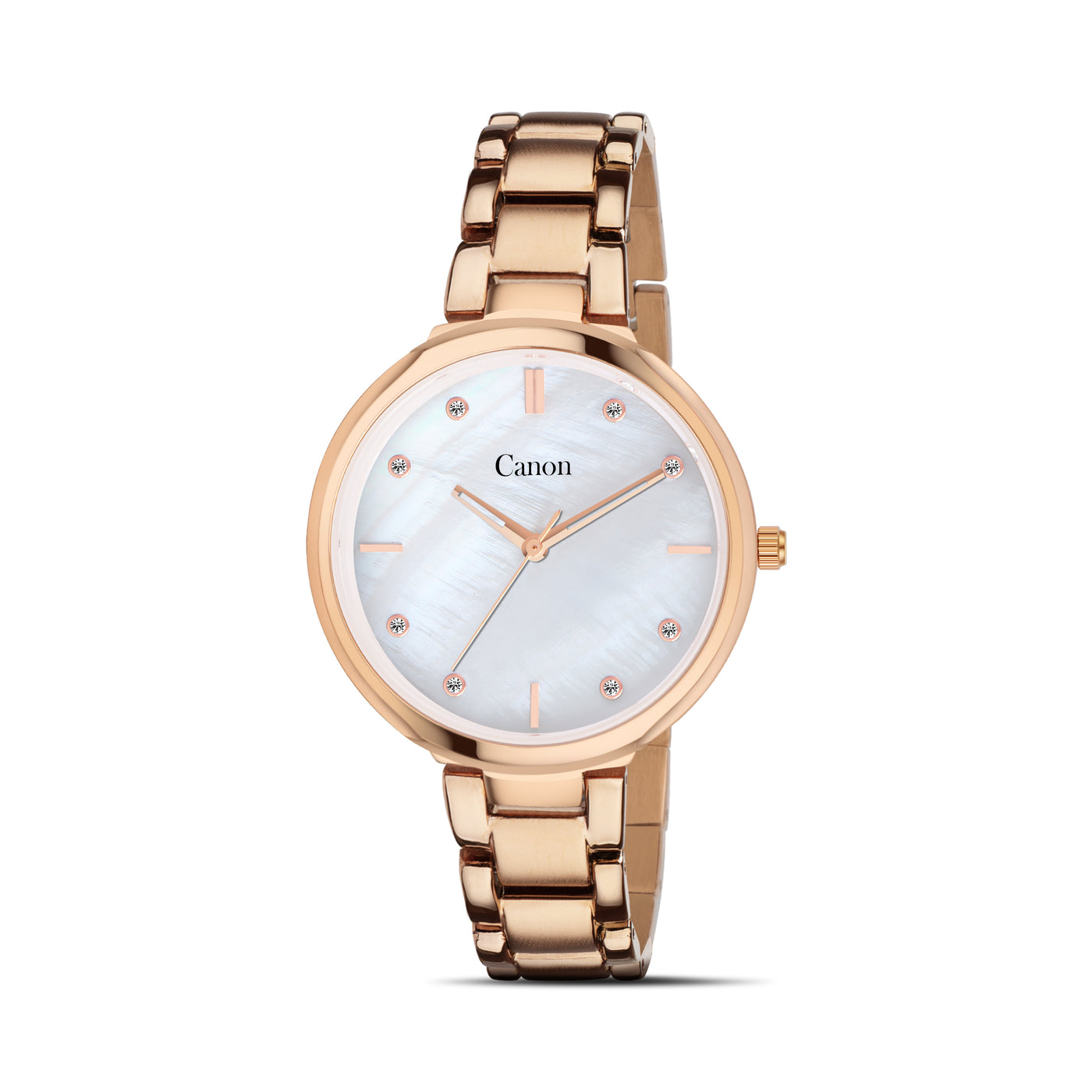 Canon Quartz Mother of Pearl Watch For Her - Pearl White