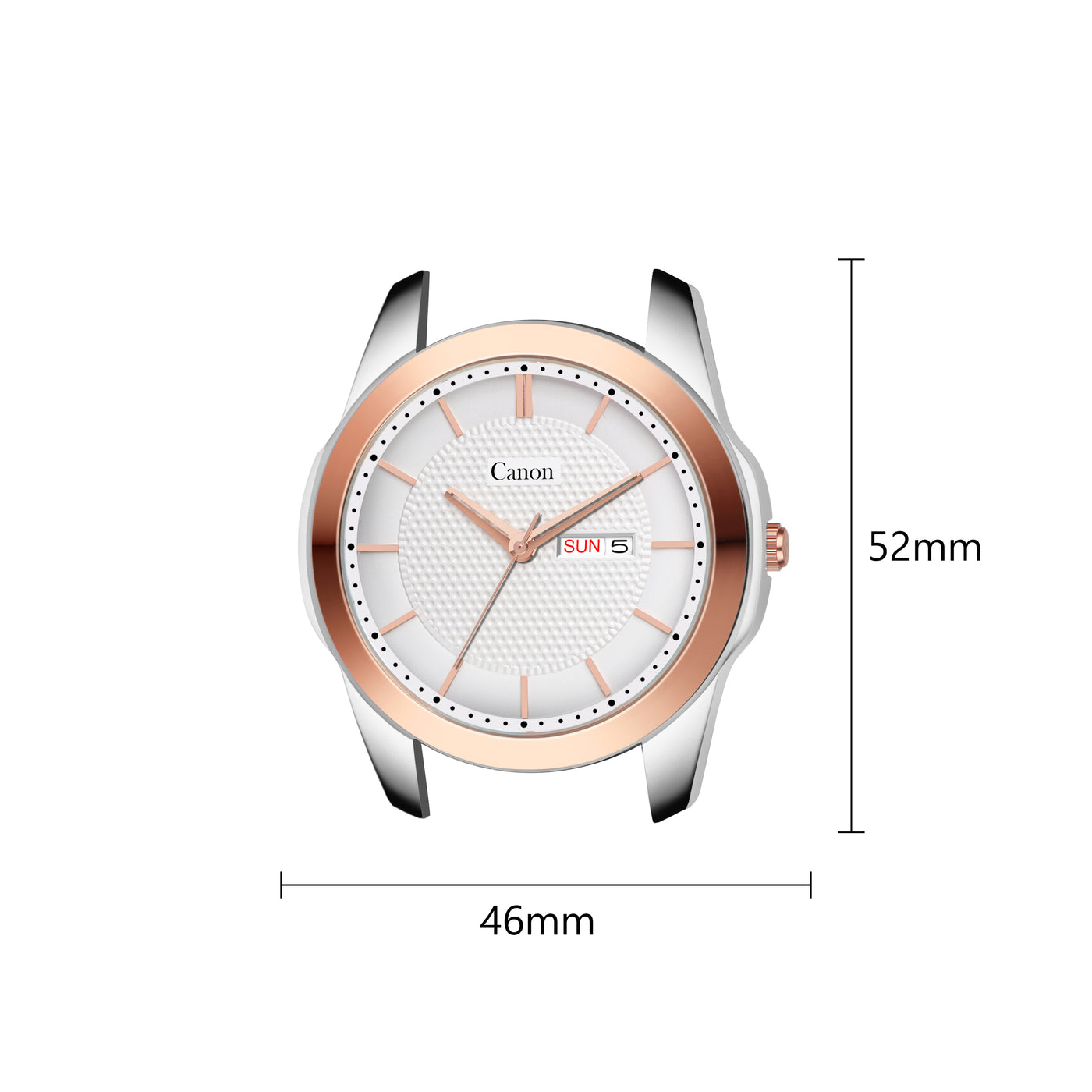 Canon Quartz Dual Tone Rose Gold Watch For Men CN-429