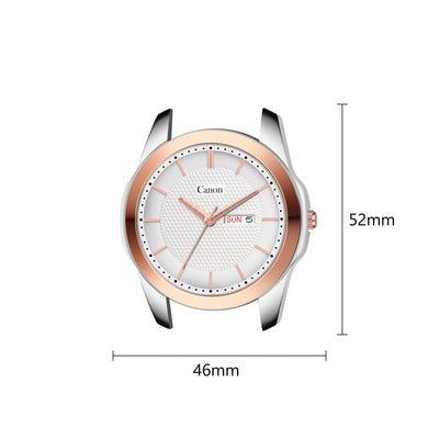 Canon Quartz Dual Tone Rose Gold Watch For Men CN-429