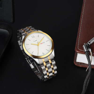 Canon Quartz Golden & Silver Watch for Men CN-431