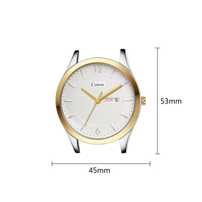 Canon Quartz Golden & Silver Watch for Men CN-431