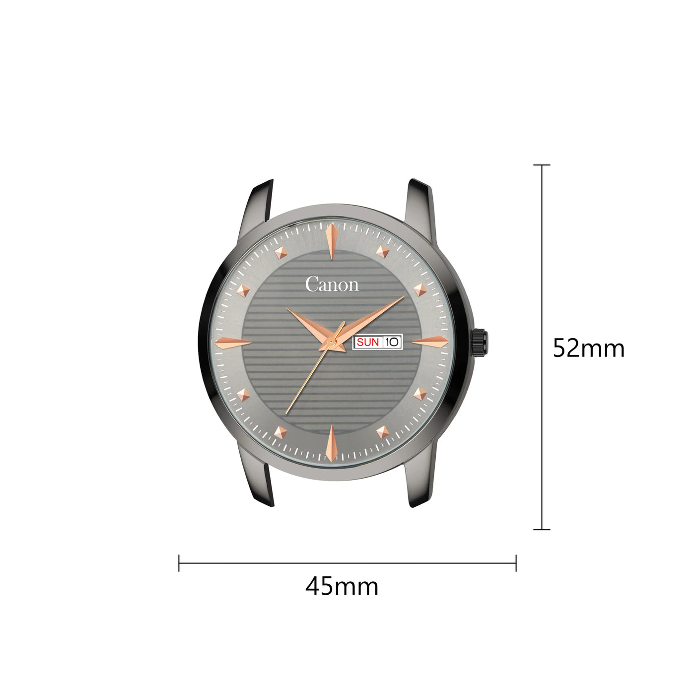 Canon Quartz Gunmetal Grey Watch For Men CN-432