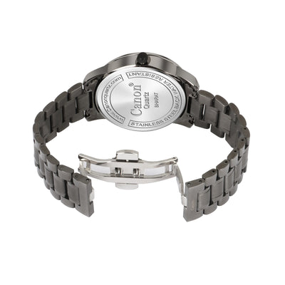 Canon Quartz Gunmetal Grey Watch For Men CN-432