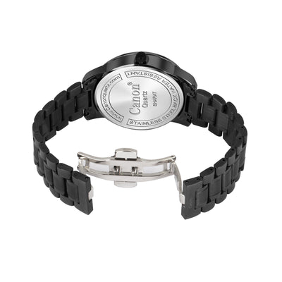 Canon Quartz All Black Watch For Men CN-434