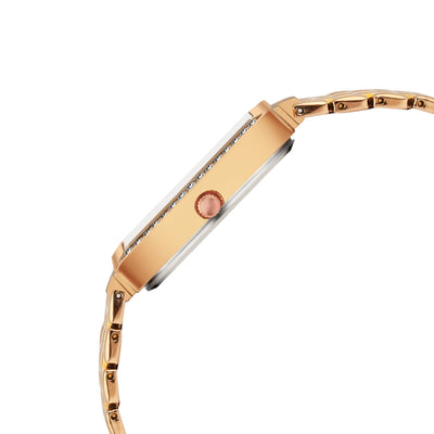 Canon Quartz Rose Gold Watch Bracelet Set For Women CN-439
