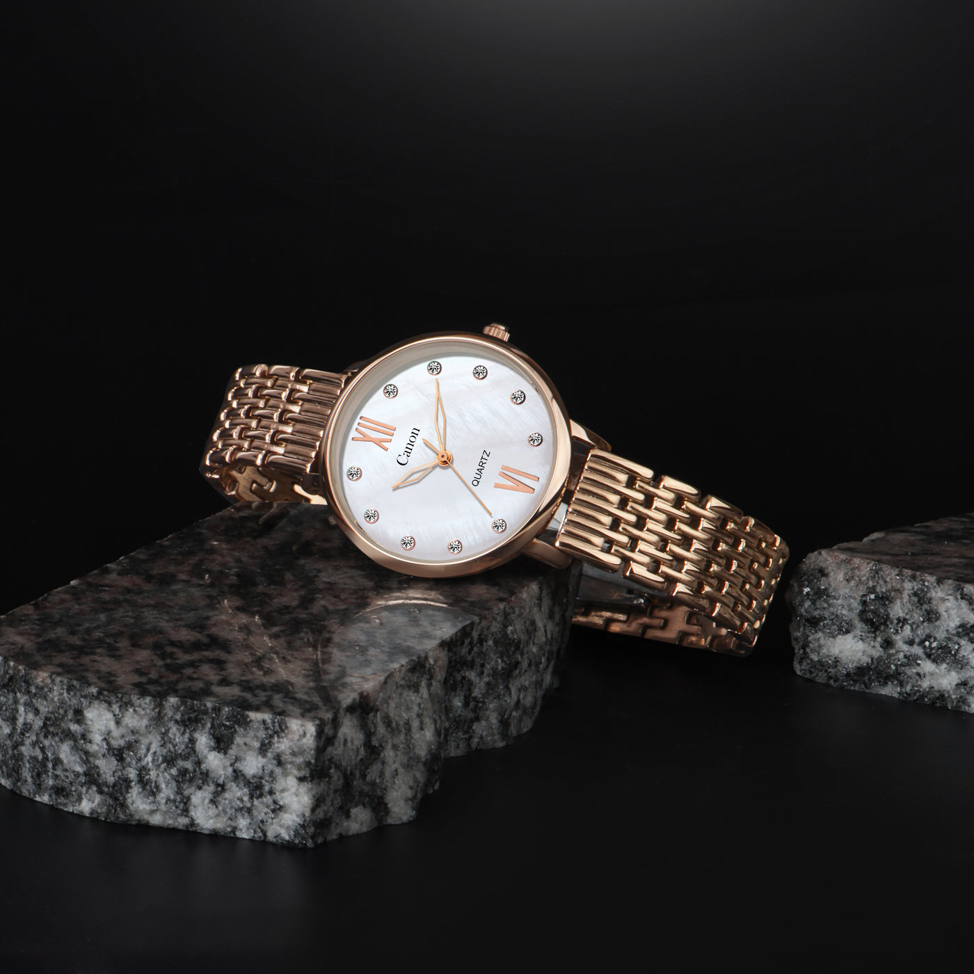 Canon Quartz Mother of Pearl Watch For Women - White