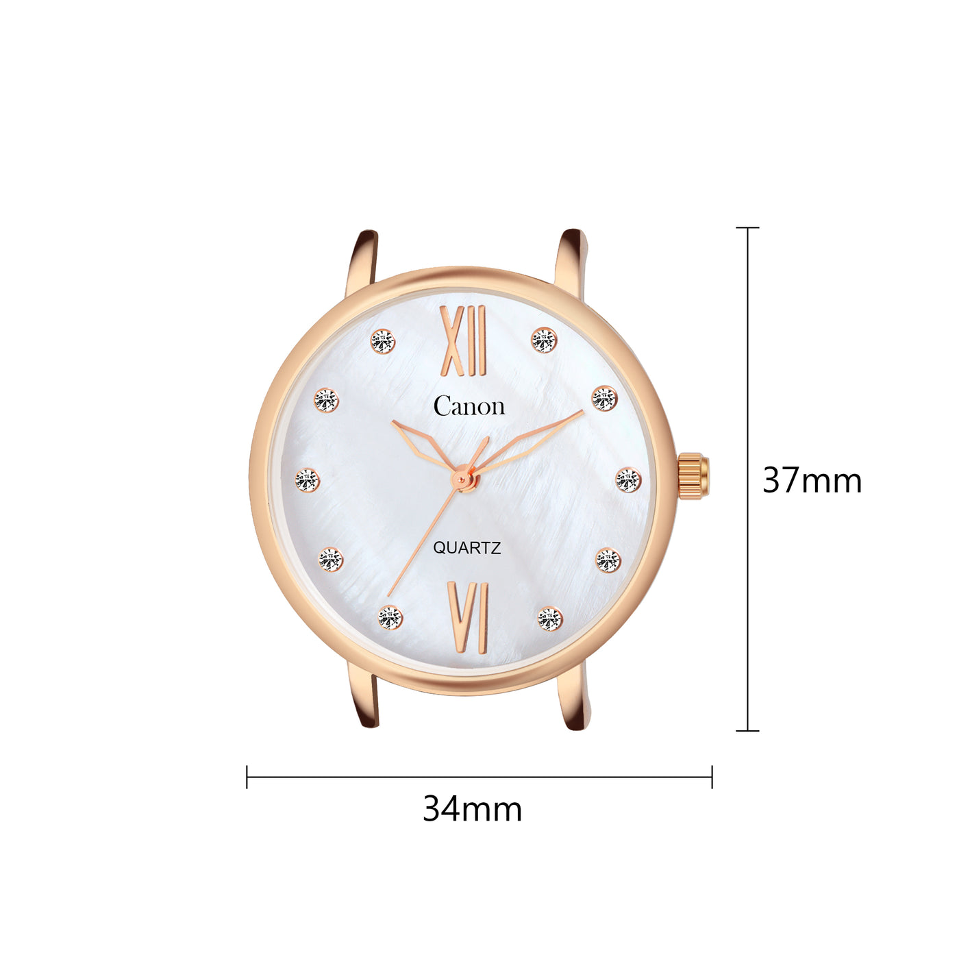 Canon Quartz Mother of Pearl Watch For Women - White