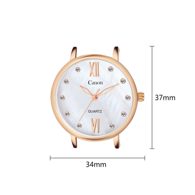 Canon Quartz Mother of Pearl Watch For Women - White