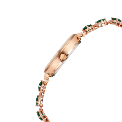 Serenite Green Rose Gold Watch for Women 448