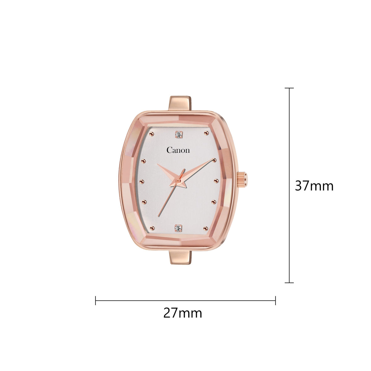 CN-524 watch dimensions 27 mm by 37 mm