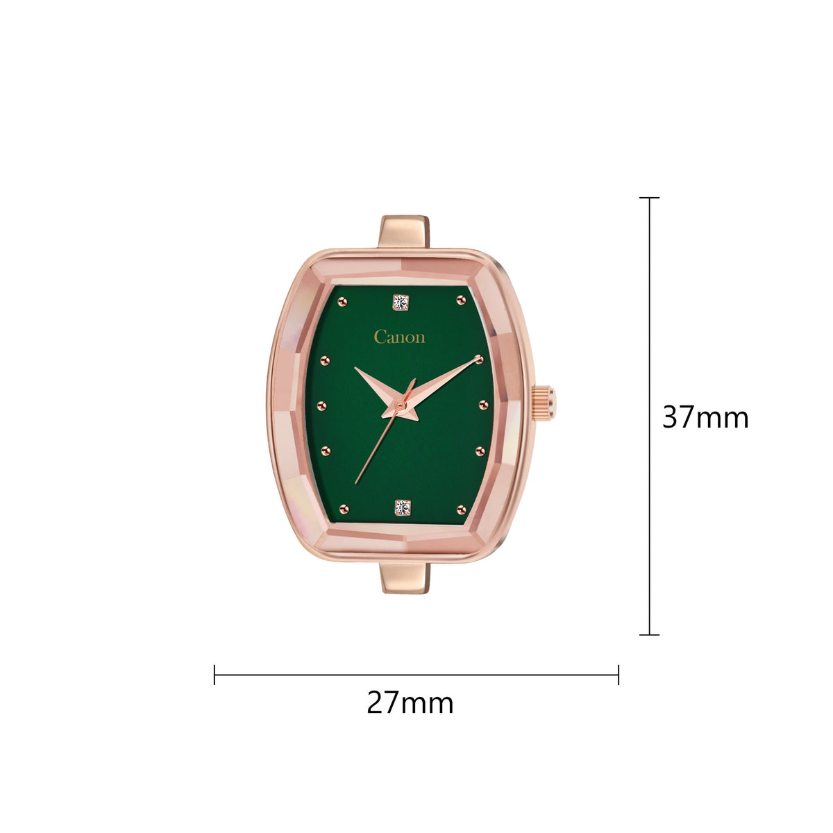 CN-525 watch dimensions 27 mm by 37 mm